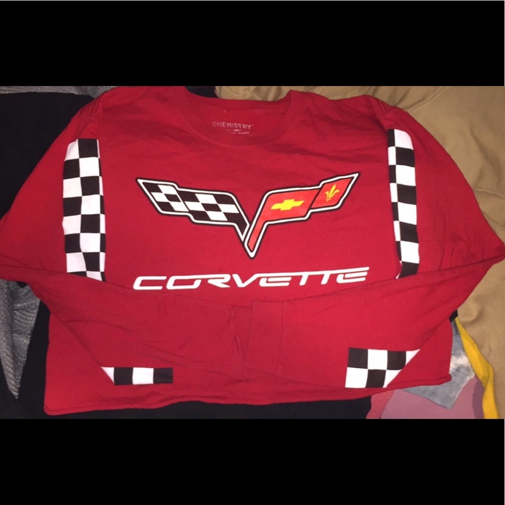 Corvette Cropped Top T-shirt ‼️🏁